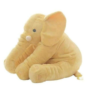 Planet Gates 40cm / Yellow 40cm/60cm Height Large Plush Elephant Doll Toy Kids Sleeping Back Cushion Cute Stuffed Elephant Baby Accompany Doll Xmas Gift