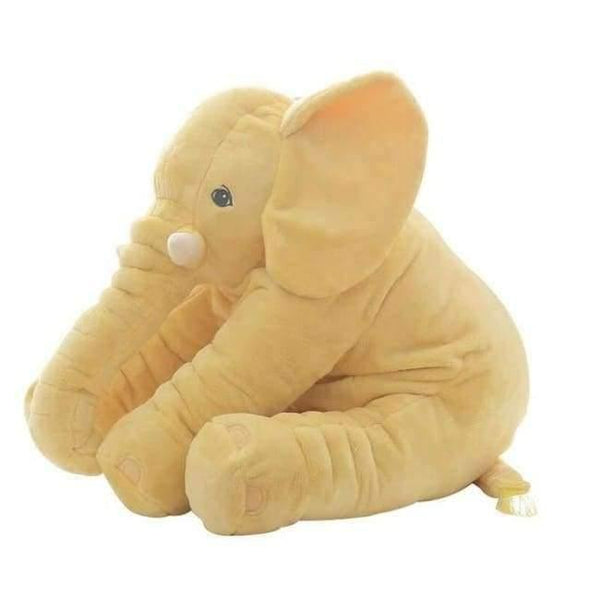 Planet Gates 40cm / Yellow 40cm/60cm Height Large Plush Elephant Doll Toy Kids Sleeping Back Cushion Cute Stuffed Elephant Baby Accompany Doll Xmas Gift