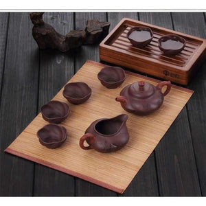 Planet Gates 40cmX30cm Tea accessories bamboo mat Dining Table Mat Heat Insulation Non-Slip Placemats  Tableware Pad Coaster Kitchen Accessorie