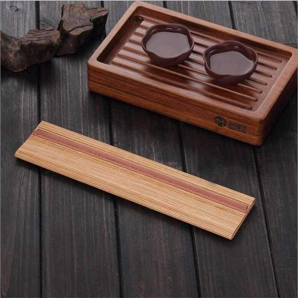 Planet Gates 40cmX30cm Tea accessories bamboo mat Dining Table Mat Heat Insulation Non-Slip Placemats  Tableware Pad Coaster Kitchen Accessorie