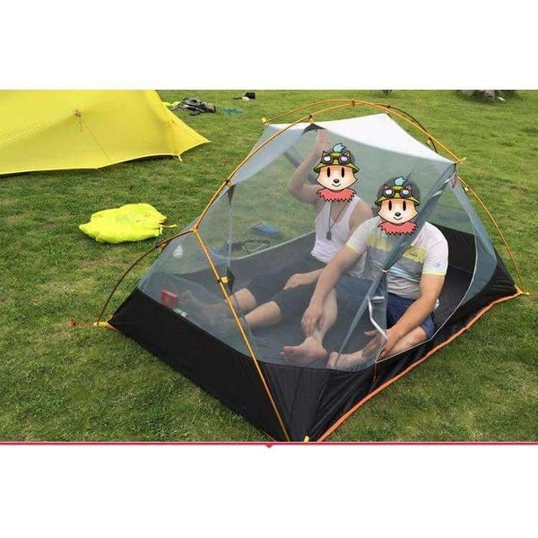 Planet Gates 40D silicone Tent Vents Ultralight Camping Tent Canopy 4 Season 2 Person Ultralight Inner Mesh tent Body 3 Season