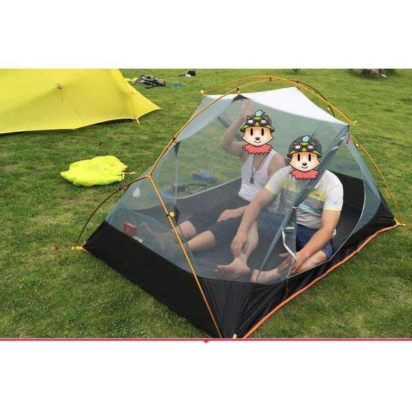 Planet Gates 40D silicone Tent Vents Ultralight Camping Tent Canopy 4 Season 2 Person Ultralight Inner Mesh tent Body 3 Season