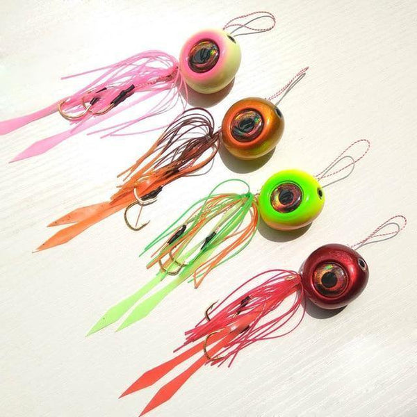 Planet Gates 40g 4pcs 4pcs 135g/100g/80g/60g/40g Pesca Slider Snapper/Sea bream Jig head with skirt  lead jig jigging lure free shipping