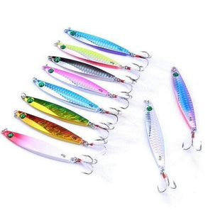 Planet Gates 40g FS0647ZH Fishing Spoon Sea Pesca Hard Lure Bait Fishing Tackle AOrace Metal Jigging lures 7g 10g 14g 17g 21g 28g 40g 10PCS