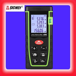 Planet Gates 40M(SW-T4S) SNDWAY Laser distance meter digital metro Laser Tape measure trena laser range finder function Data Electronic Tape Measure tool