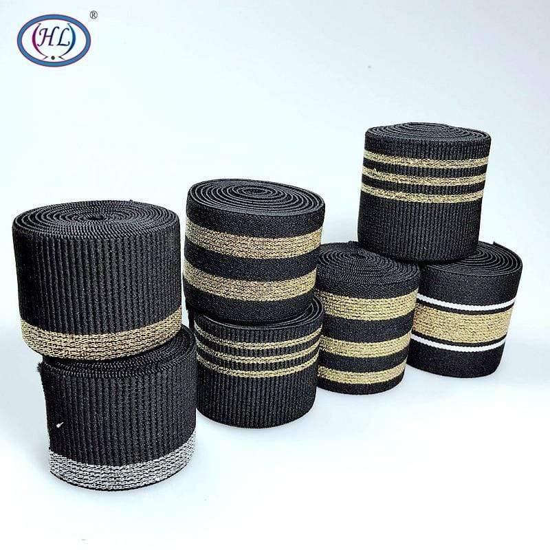 Planet Gates 40MM/50MM 1 Meter Hot Stamping Nylon Elastic Bands DIY Webbing Apparel Bags Leggings Sewing Accessories