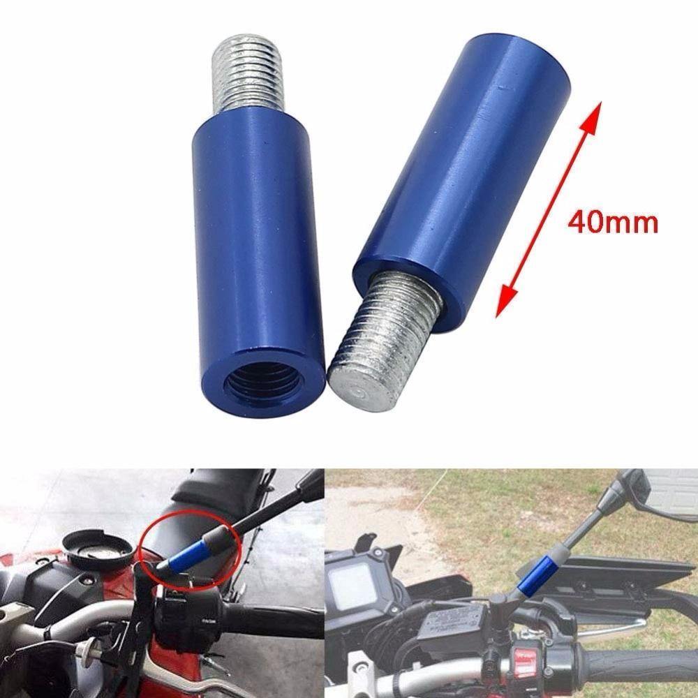 Planet Gates 40mm Aluminum Rearview Mirror Extenders Clamp Riser kit For Yamaha MT09 FZ09 FJ09 FJ-09 FZ-09 Tracer / MT-09 naked FZ MT FJ 09