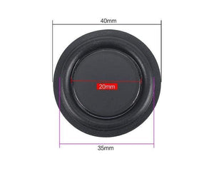Rubber Bass Radiator Passive Radiator Speaker Woofer Vibration Membrane 30.5MM 40MM 50MM 75MM 85MM NEW 2PCS