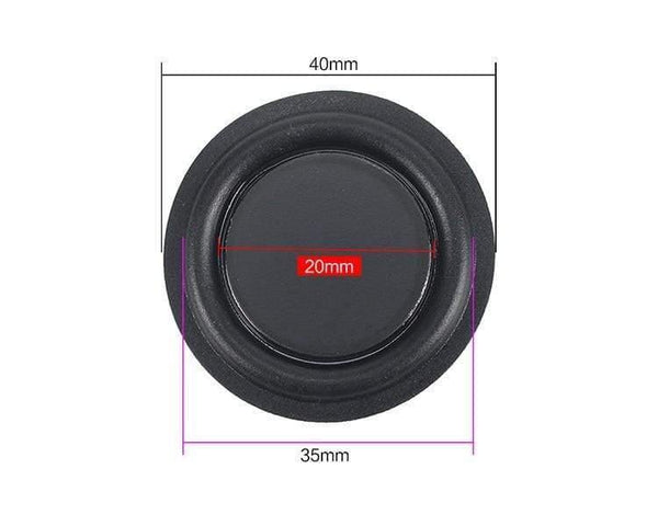 Rubber Bass Radiator Passive Radiator Speaker Woofer Vibration Membrane 30.5MM 40MM 50MM 75MM 85MM NEW 2PCS