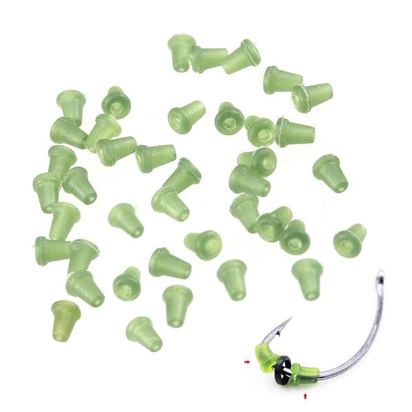 Planet Gates 40pcs Carp Fishing Silicone Boilie Baits Stoper Up Holder Soft Band Bait Screw Boilie Inserts Hair Rigs Fishing Accessories