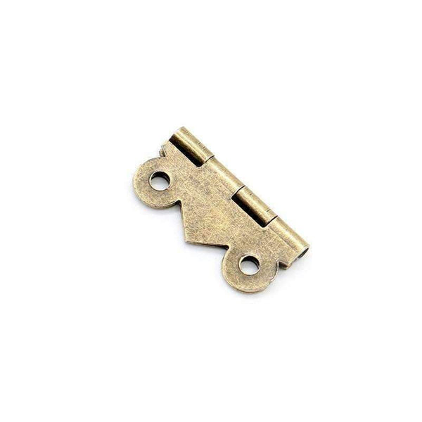 Planet Gates 40pcs KAK 20mm x17mm Bronze Gold Silver Mini Butterfly Door Hinges Cabinet Drawer Jewelry Box Hinge For Furniture Hardware