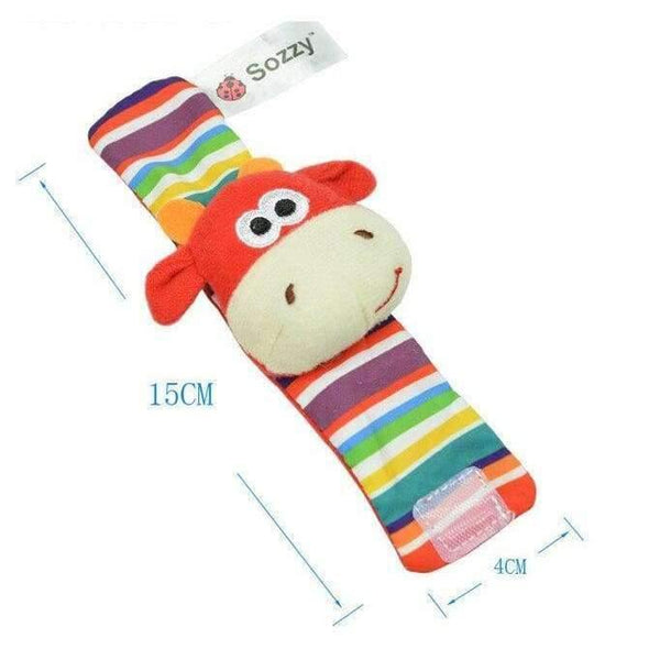 Planet Gates 40pcs/lot baby rattle toys Sozzy Garden Bug Wrist Rattle and Foot Socks 4 style (2 pcs waist+2 pcs socks) (10 set)