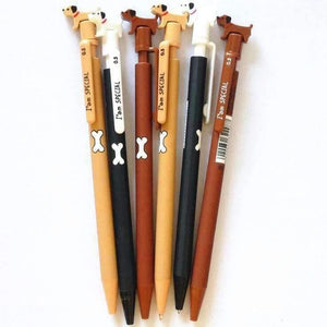 Planet Gates 40pcs/lot Cute Dog design Mechanical pencil 0.5mm Drawing Sketch pens School Writing Office Supplies Pen  Wholesale