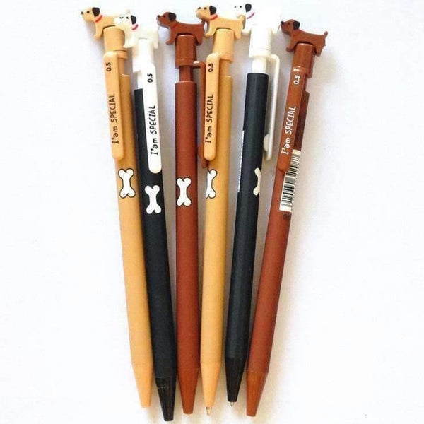 Planet Gates 40pcs/lot Cute Dog design Mechanical pencil 0.5mm Drawing Sketch pens School Writing Office Supplies Pen  Wholesale