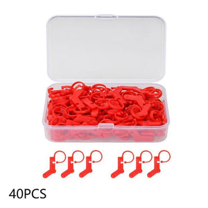 Planet Gates 40pcs Socks 40/50pcs Locking Stitch Markers Heart Shoes Shaped Stitch Holder DIY Needle Arts Craft Knitting Crochet Weave Sewing Tools