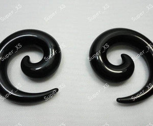 Planet Gates 40Pcs Whole Mixed Size Printing Whirlpool Ear Expansion Earring Nail Fashion Jewelry Bulk Lots Free Shipping LR239