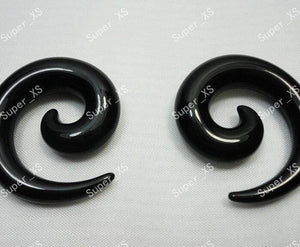 Planet Gates 40Pcs Whole Mixed Size Printing Whirlpool Ear Expansion Earring Nail Fashion Jewelry Bulk Lots Free Shipping LR239