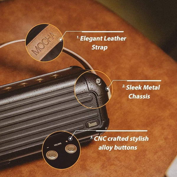 Planet Gates 40W Superior Bass Portable Wireless Bluetooth Speaker Retro Design 6 Drivers For 25h Playtime Smart Home Decoration