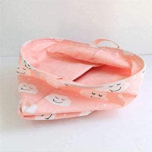 Planet Gates 40x50cm New Nordic Laundry Basket Cloud Print Pink Basket for Toys Underwear Organizer Box Home Storage & Organization