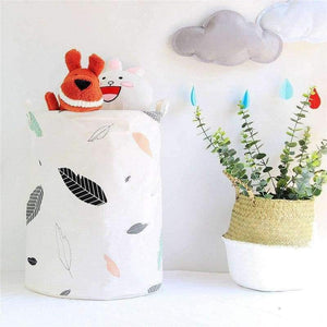 Planet Gates 40x50cm New Nordic Laundry Basket Cloud Print Pink Basket for Toys Underwear Organizer Box Home Storage & Organization