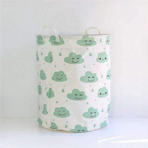 Planet Gates 40x50cm New Nordic Laundry Basket Cloud Print Pink Basket for Toys Underwear Organizer Box Home Storage & Organization