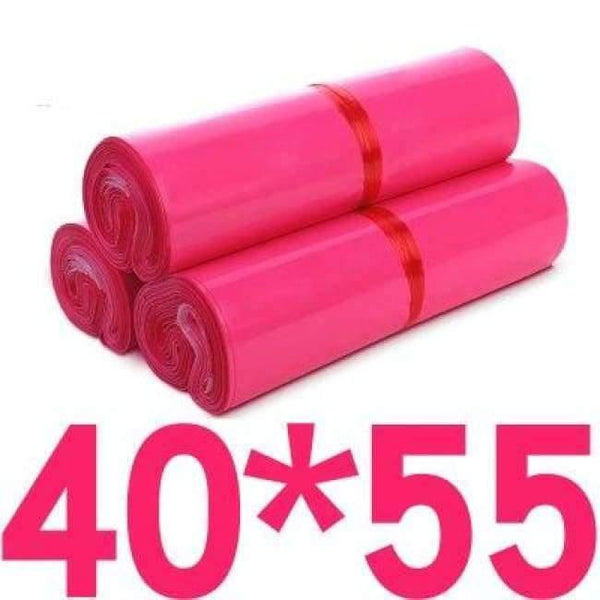 Mail Packaging Poly Mailer Package Shipping Plastic Mailing Bag By Envelope Pink Courier Wholesale Bulk Self-Adhesive Supplies - 40X55Cm