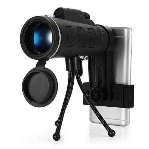 Planet Gates 40X60 BAK4 Monocular Telescope HD Mini Monocular Outdoor Hunting Camping Scopes With Compass Phone Clip Tripod