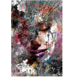 Nordic Canvas Painting Fashion Sex Figure Picture Wall Art Home Decor Poster Living Room Girl Bedroom Abstract Art Oil Painting