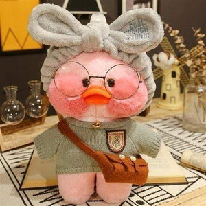 Planet Gates 41 30CM Pink LaLafanfan Kawaii Cafe Mimi Yellow Duck Plush Toy Cute Stuffed Doll Soft Animal Dolls Kids Kawaii Plush Toys Rag Doll