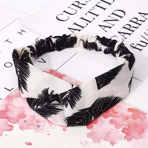 Fashion Floral Print Knot Women Headband Vintage Hairband Girls Headwear Leopard Headband  Hair Accessories