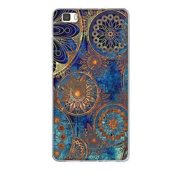 Planet Gates 41 / P8 Lite Phone Case for Huawei P8 Lite Case Cover 3D Relief Paint Printing Case for huawei p8 lite Case Coque for Huawei ALE-L21 Shell