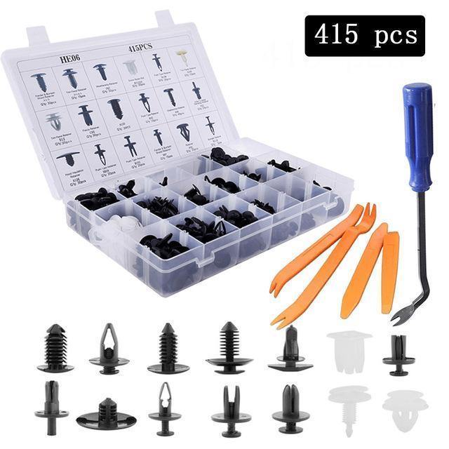 Planet Gates 415 pcs Car Bumper Hood Fender Splash Guard Retainer Clips for Toyota Honda for Ford BMW Auto Accessories