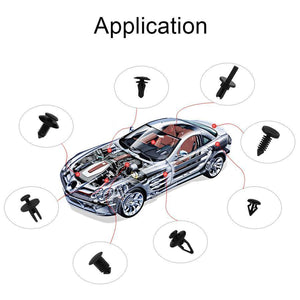 Planet Gates 415 pcs Car Bumper Hood Fender Splash Guard Retainer Clips for Toyota Honda for Ford BMW Auto Accessories