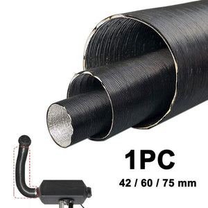 Planet Gates 42/60/76mm Spare Repair Warm Heater Insulated Car Air Inlet Pipe Parking Replacement Part Ripple Combustion Aluminum Foil Duct