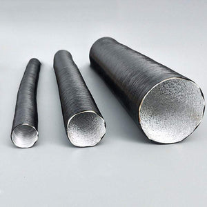 Planet Gates 42/60/76mm Spare Repair Warm Heater Insulated Car Air Inlet Pipe Parking Replacement Part Ripple Combustion Aluminum Foil Duct