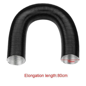 Planet Gates 42/60/76mm Spare Repair Warm Heater Insulated Car Air Inlet Pipe Parking Replacement Part Ripple Combustion Aluminum Foil Duct