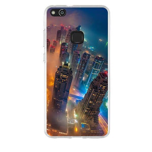 Planet Gates 42 Case For Huawei P10 Lite Case Cover 3D Pattern Silicone for huawei P10 lite Case Soft TPU cover For huawei P10lite 5.2"Phone bag