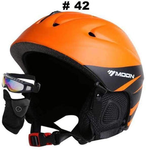 Planet Gates 42 Orange Black / L Skateboard Ski Snowboard Helmet Integrally-molded Ultralight Breathable Ski Helmet CE Certification