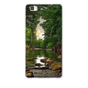 Planet Gates 42 / P8 Lite Phone Case for Huawei P8 Lite Case Cover 3D Relief Paint Printing Case for huawei p8 lite Case Coque for Huawei ALE-L21 Shell