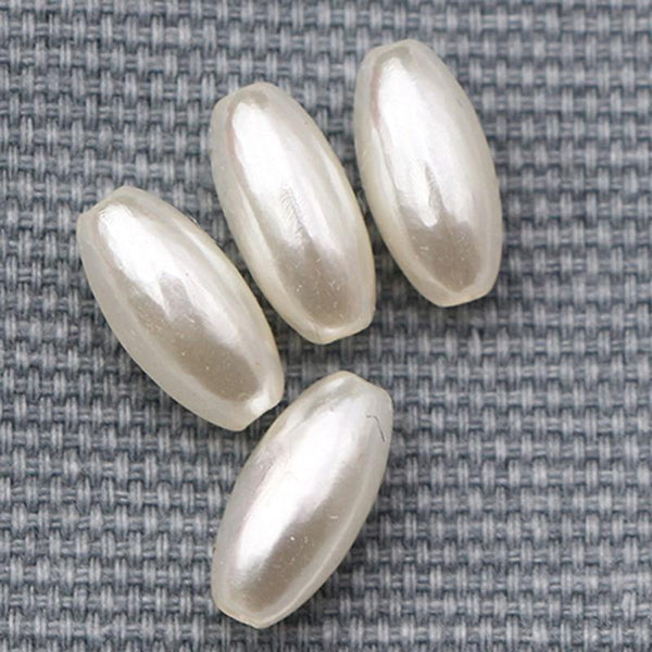 Planet Gates 420-cream / 3X6mm-200pcs 200pcs 3x6/4x8/6x12mm Oval Pearl Beads Imitation ABS Beads For Jewelry Making Arts Crafts Apparel Sewing Garment Beads DIY
