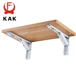 Planet Gates 4201 Folding Triangle Bracket Wall Mounted Bench Table Shelf Support Hidden Table Support Kitchen Storage Furniture Hardware