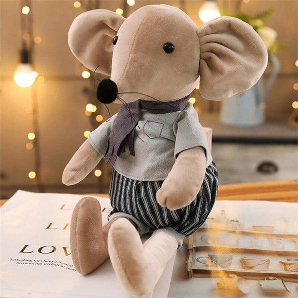 42CM Cute Ballet Mouse Plush Toys Lovely Dressing Cloth Animal Mouse Dolls Stuffed Soft Baby Toys Birthday Christmas Gifts