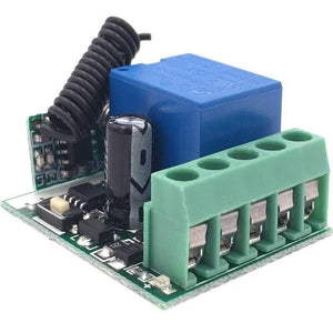 Planet Gates 433 MHz Rf Remote Control DC 12V 24V 10A 1CH Relay Receiver For Universal Garage/door/Light/LED/Fanner/motor/Signal Transmission