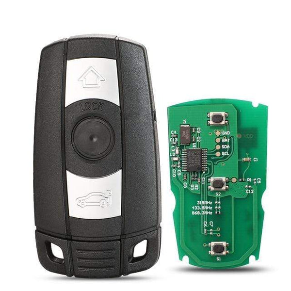 Planet Gates 433MHz / Half smart Full key Car Remote Smart Key 315Mhz /433/ 868MHz for BMW 1/3/5/7 Series CAS3 X5 X6 Z4 Car Keyless Control Transmitter Chip