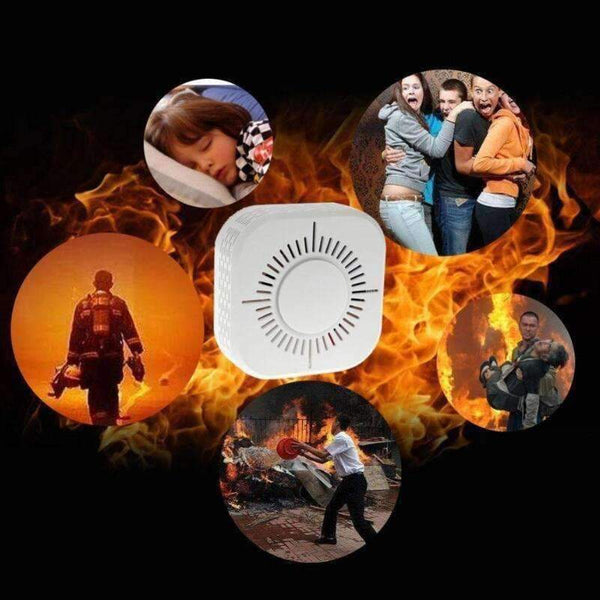 Planet Gates 433MHz Wireless Smoke Detector Fire Protection Portable smoke detector wifi Home Safe Security smoke alarm Sensor White