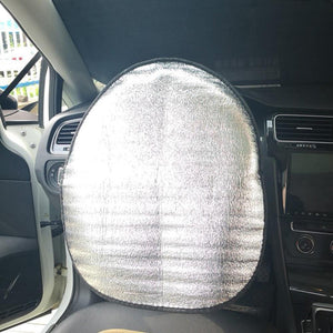 Planet Gates 44*50cm Double Thick Foil Anti Heat Sun-proof Parasol Shield Steering Wheel Cover Mat Heat-Resistant for Auto Car High Quality