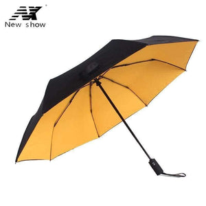 Planet Gates 4427light red / China New double layer three folding umbrella Anti-UV automatic umbrella rain women windproof sun women umbrella corporation