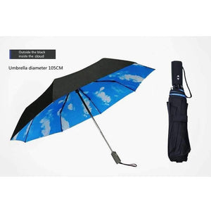 Planet Gates 4427light red / China New double layer three folding umbrella Anti-UV automatic umbrella rain women windproof sun women umbrella corporation