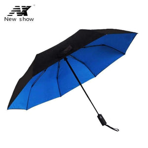 Planet Gates 4427light red / China New double layer three folding umbrella Anti-UV automatic umbrella rain women windproof sun women umbrella corporation