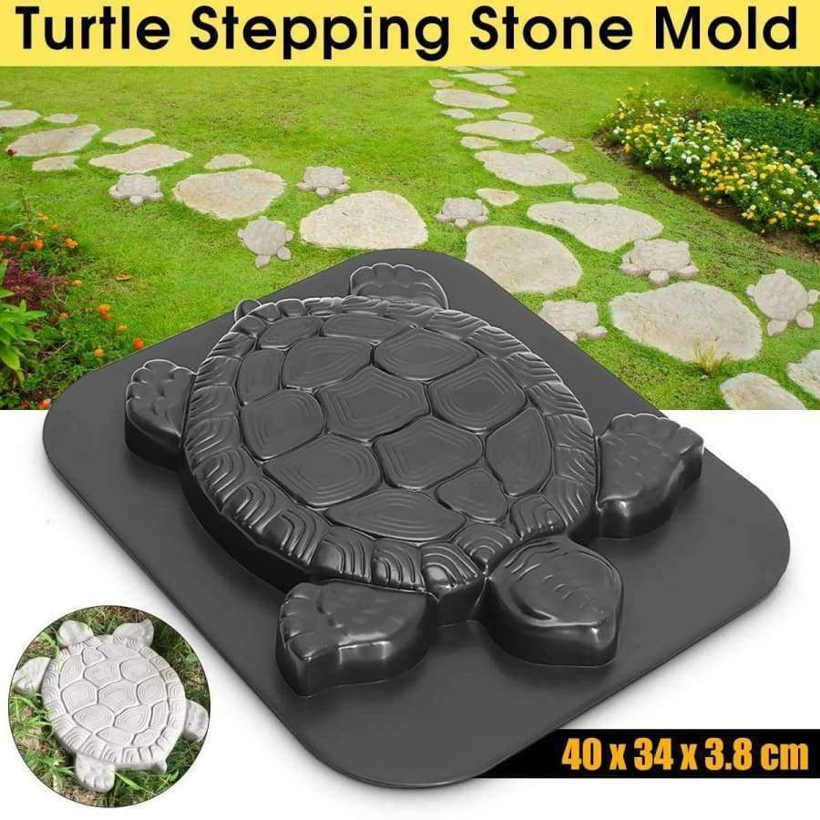 Planet Gates 44CM Turtle Stepping Stone Mold Path Maker Walk Maker Pavement Concrete Cement Mould ABS Tortoise For Garden Decor